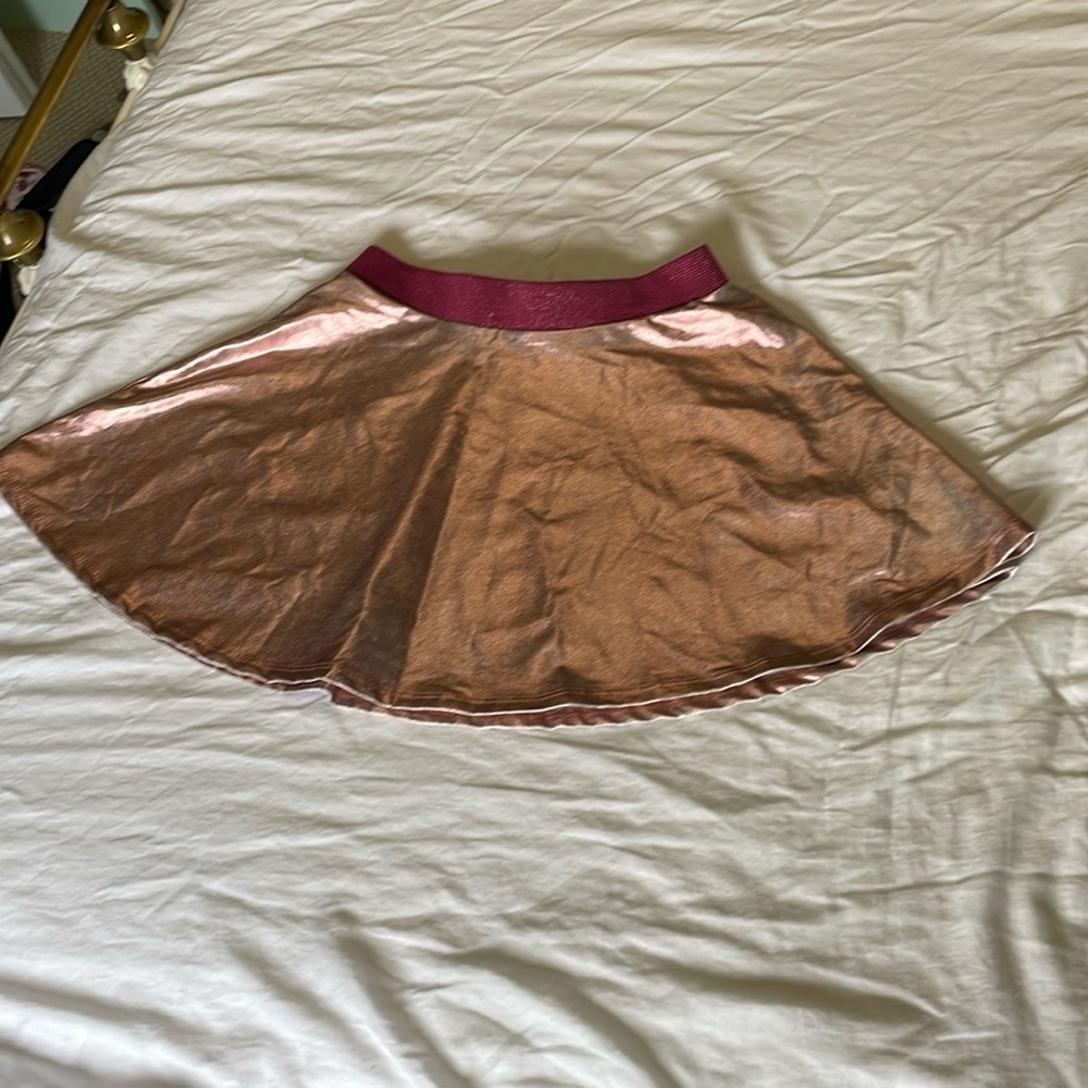 365 KIDS Metallic Pink Rose Gold Elastic Waist